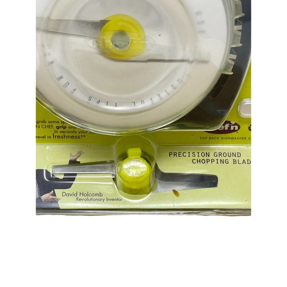 Chef'n Rev'n Chef Herb Food Processor Pull Cord Spin NEW - Picture 5 of 6